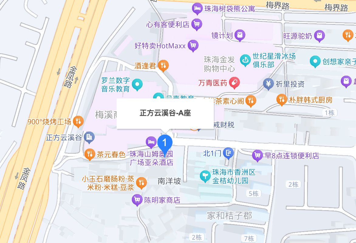 珠海总部地图